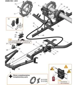 FRENO TRASERO - SODI SIGMA RS3 2018-2021