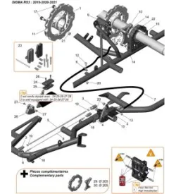 FRENO TRASERO - SODI SIGMA RS3 2018-2021