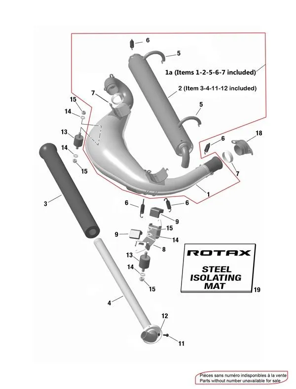 AUSPUFF - ROTAX 125 DD2 EVO