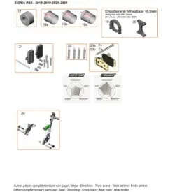 ACCESORIOS COMPLEMENTARIOS - SODI SIGMA RS3 2018-2021