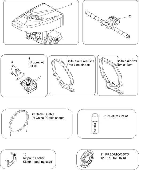 COMPLEMENTARY PARTS - SODI SIGMA S2