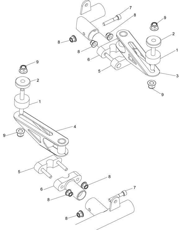 SUPPORTS ECHAPPEMENT-ROTAX - SODI SIGMA S3 2014