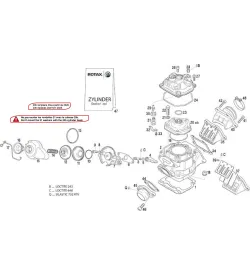 ZYLINDER – ROTAX 125 MAX DD2