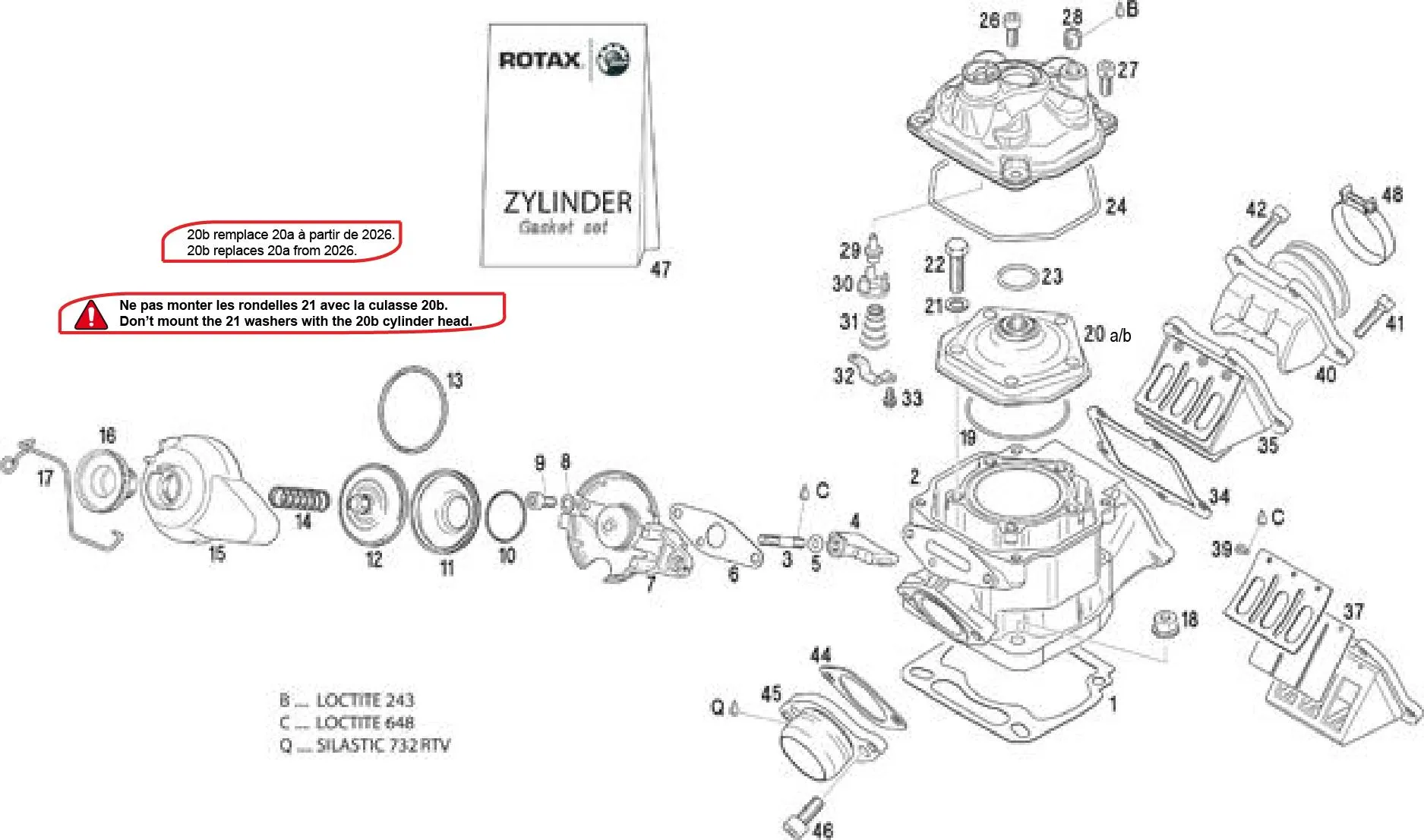 ZYLINDER – ROTAX 125 MAX DD2