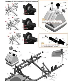 RAHMEN – TANK – MOTORPLATTE – SODI SIGMA DD2 2018–2021