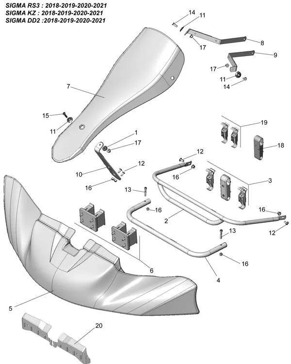 PROTECTION AVANT - SODI SIGMA DD2 2018-2021