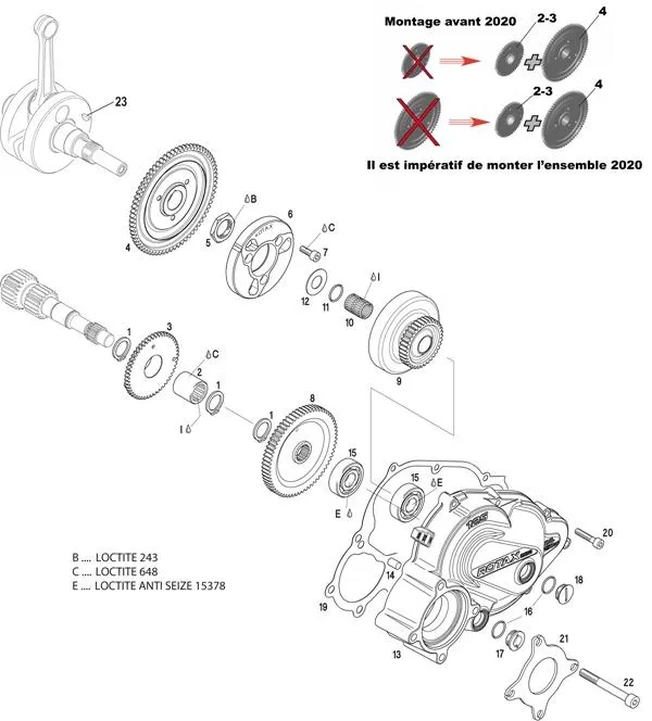 EMBRAGUE CENTRÍFUGO - ROTAX 125 MAX DD2