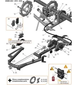 FRENO POSTERIORE - SODI SIGMA DD2 2018-2021