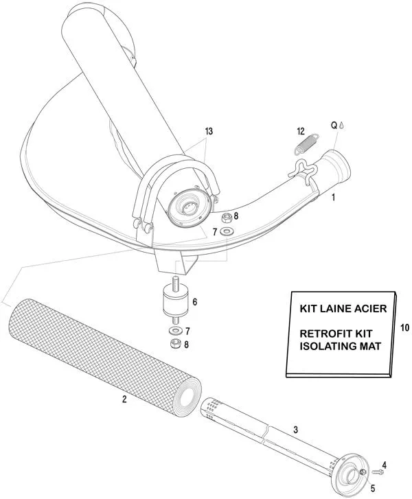 AUSPUFF - ROTAX 125 MAX DD2