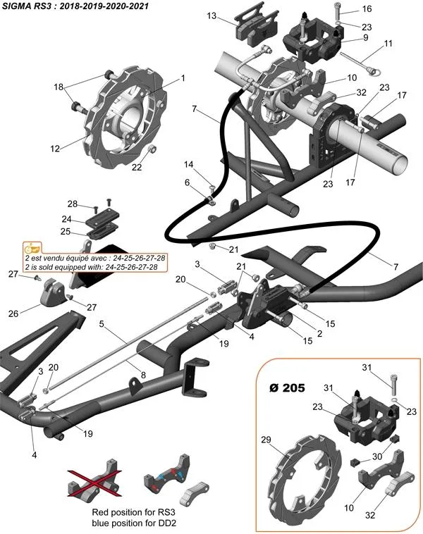 FRENO POSTERIORE - ENDURO - SODI SIGMA RS3 2018-2021