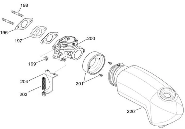 INLET - TILLOTSON - IAME MINIME FFSA GAZELLE 60CC