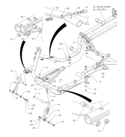 FRAME-FLOOR-PEDALS - SODI SIGMA RS3 2022-2026