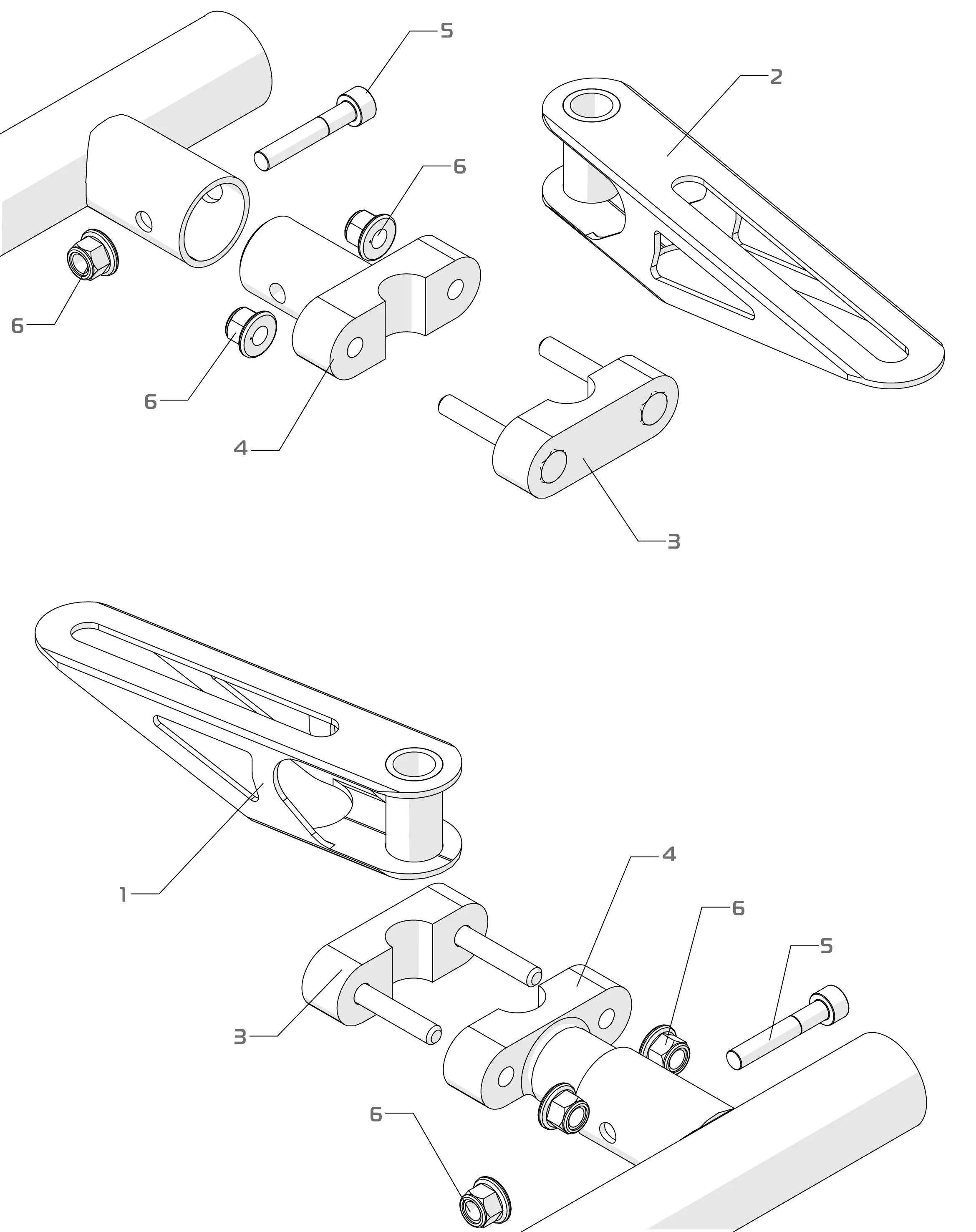 EXHAUST SUPPORT-ROTAX EVO - SODI SIGMA RS3 2022-2025