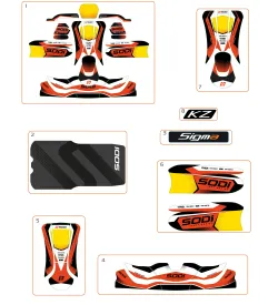 KAROSSERIE-AUFKLEBER – SODI SIGMA KZ 2022–2023