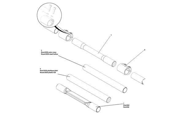 STABILISEURS CADRE - ALPHA SP40 2022-2023