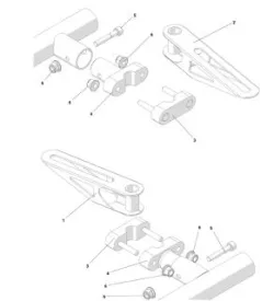 SOPORTES DE ESCAPE - ROTAX EVO - ALPHA SP40 2022-2023