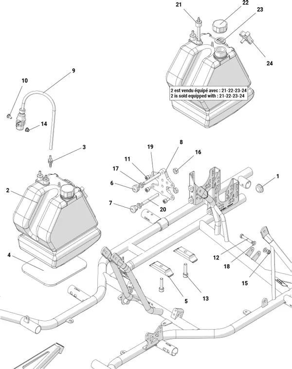 RAHMEN-TANK-MOTORTRÄGER – ALPHA KZ 2022–2023
