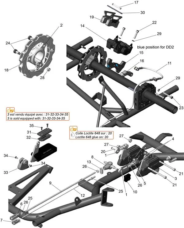 REAR BRAKE - SODI SIGMA DD2 2022