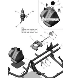 RAHMEN – TANK – MOTORPLATTE – ALPHA ASC950 2022–2023