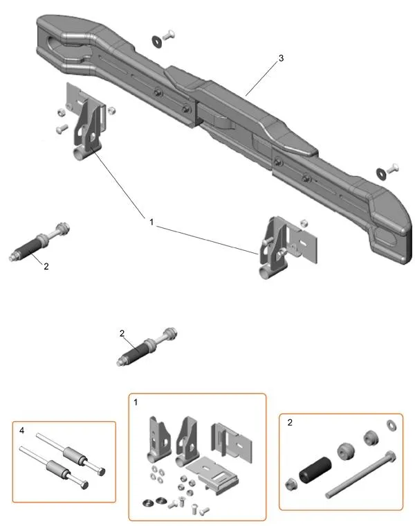 PROTECTION ARRIERE-KG TRIS - ALPHA ASC950 2022-2023