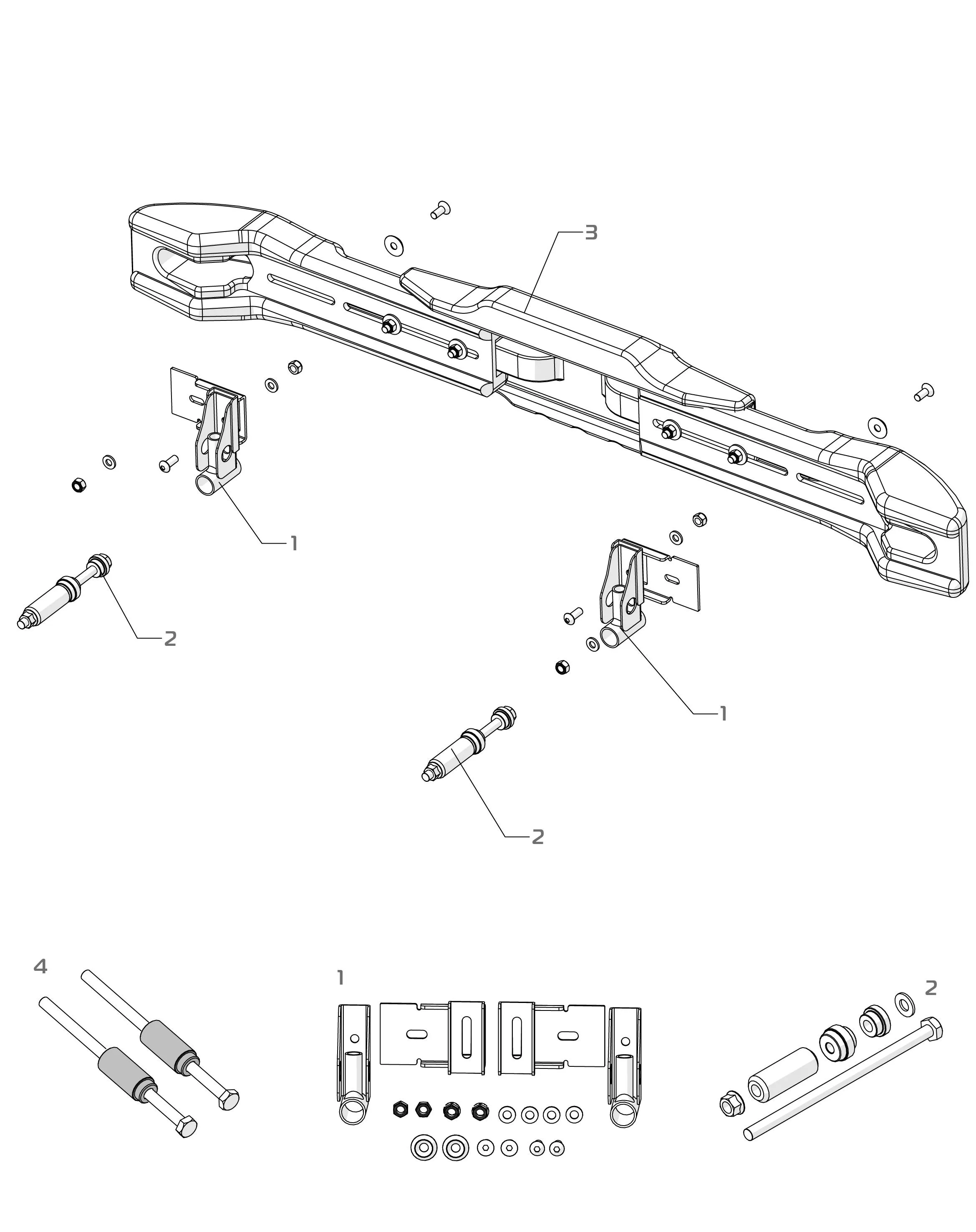 REAR PROTECTION - KG TRIS - SODI FURIA 2022-2026