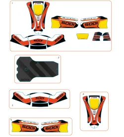 ADESIVI PER CARROZZERIA - SODI FURIA 2022-2025