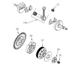 KUPPLUNGSSTANGE/KUPPLUNG – VORTEX 60 MINI FFSA-MOTOR