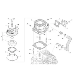 CULASSE CYLINDRE - TM KZ-R2