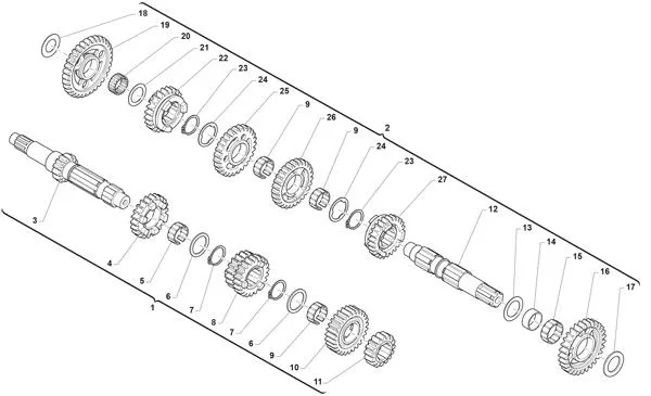 BOITE DE VITESSES - TM KZ-R2