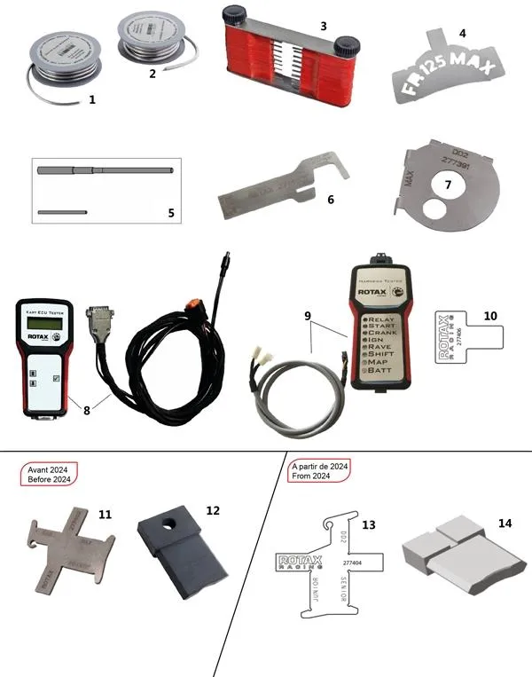 ATTREZZATURA PER IL CONTROLLO - ROTAX 125 DD2 EVO