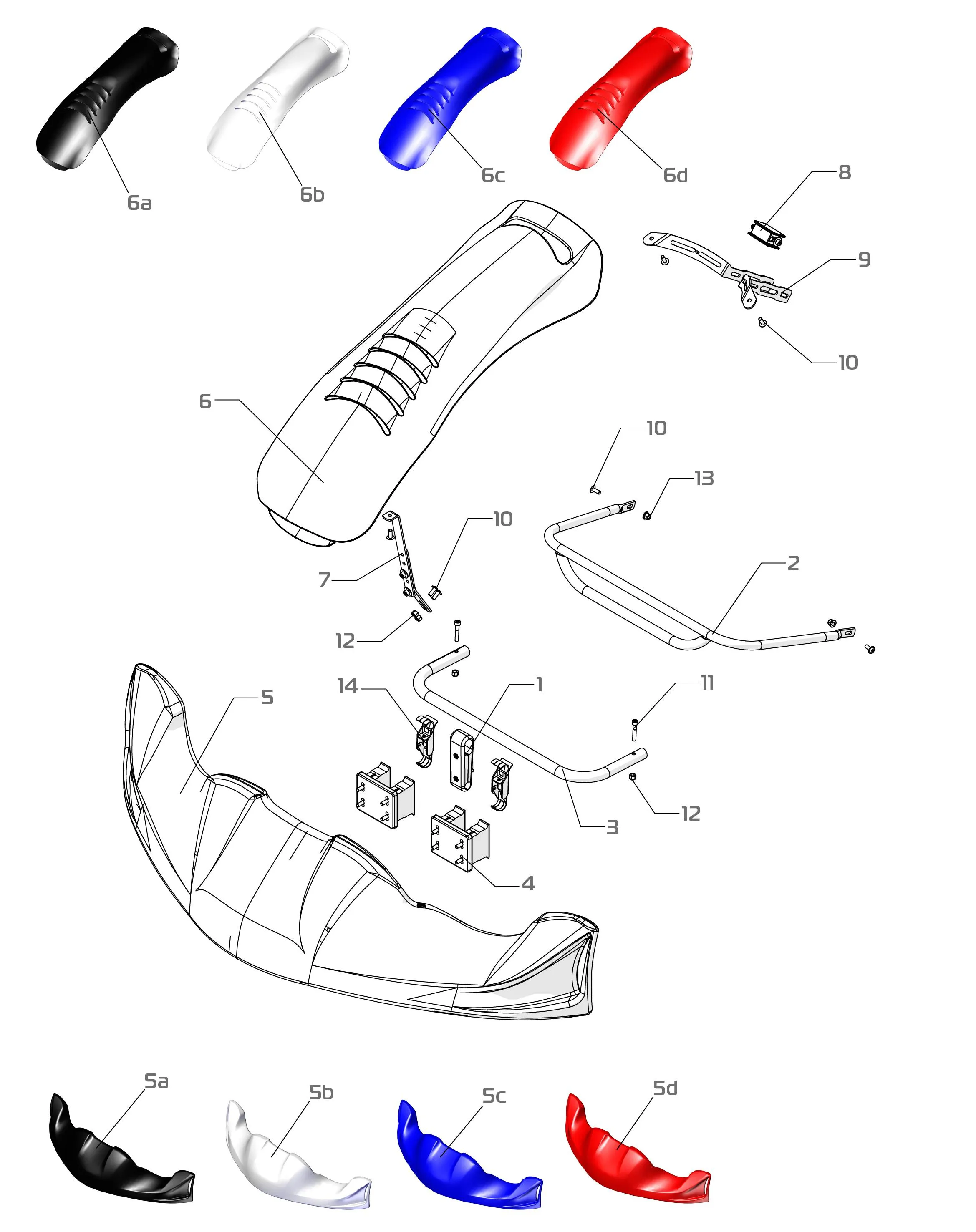 KG 509 FRONT PROTECTION - SODI SIGMA RS3 2025-2026
