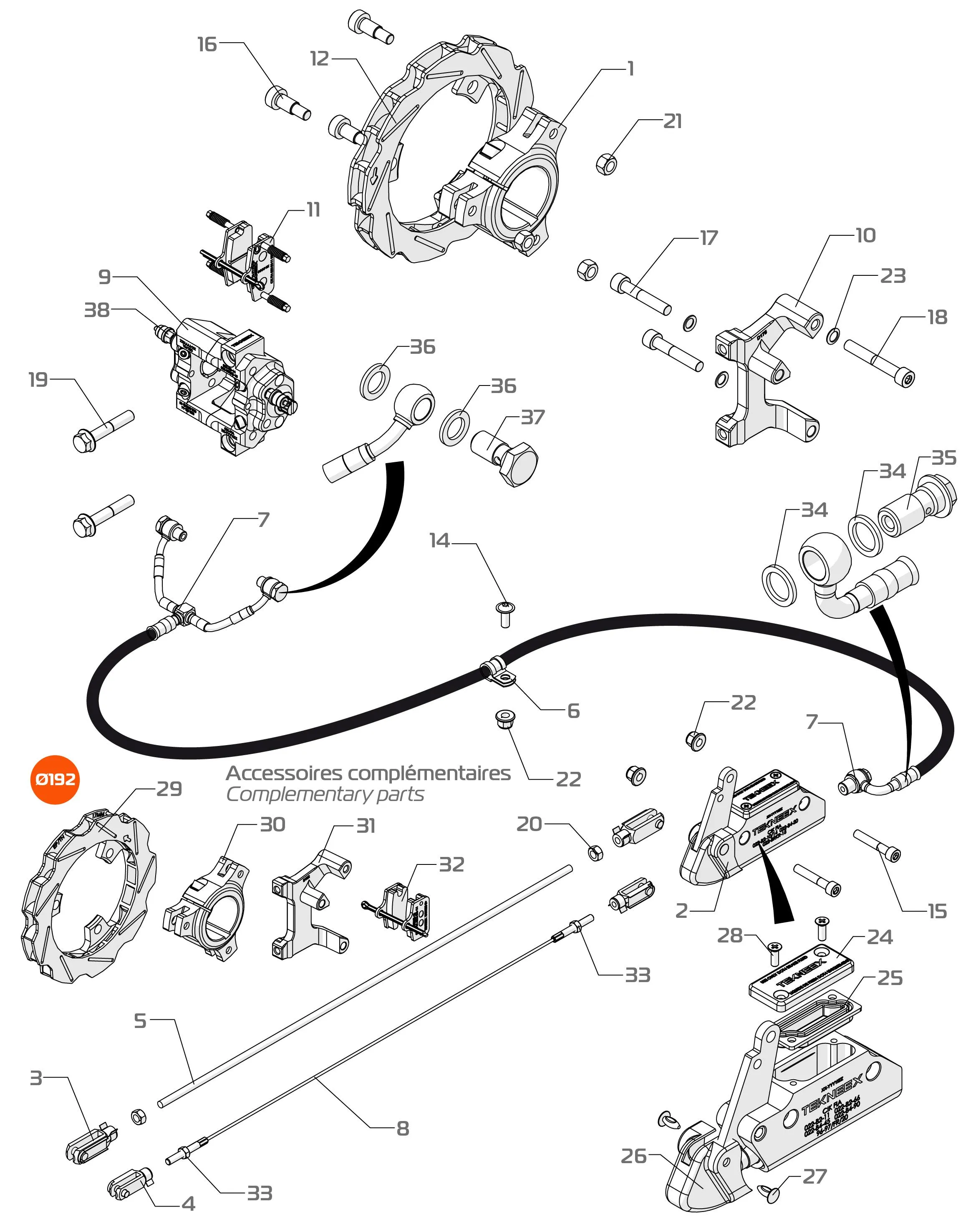 REAR BRAKE - SODI SIGMA RS3 2022-2026