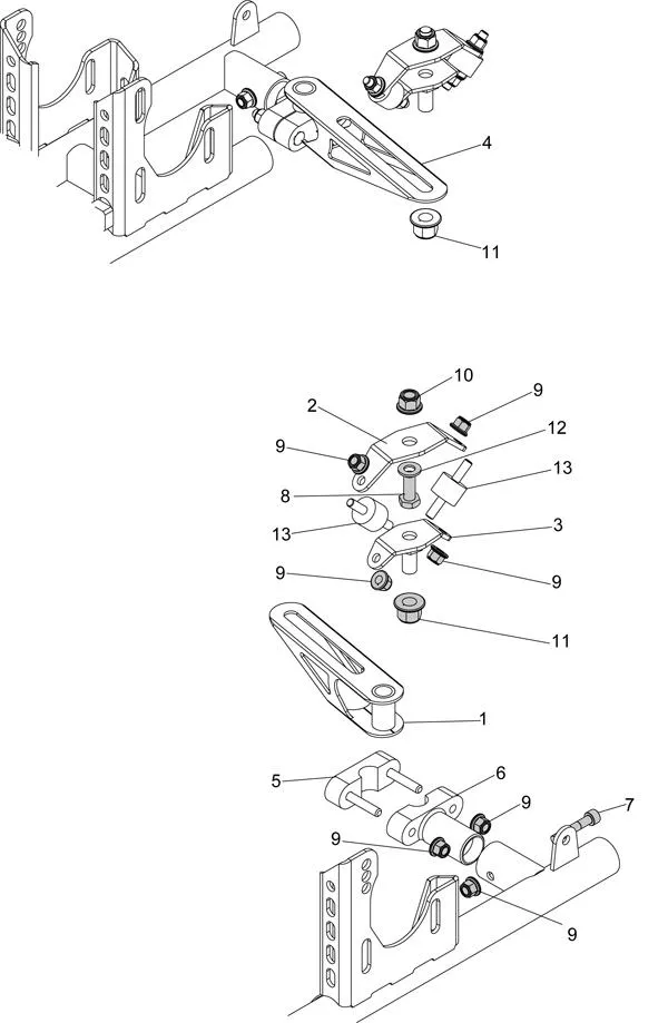 EXHAUST SUPPORT-ROTAX - SODI INNOVA