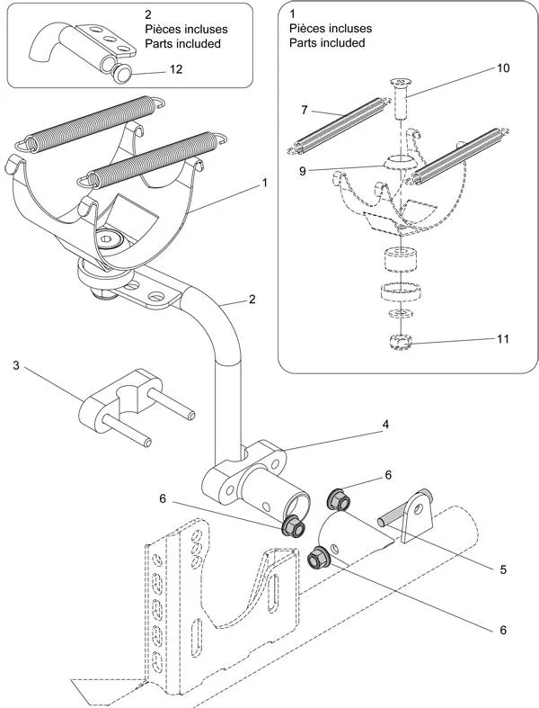 SUPPORTS ECHAPPEMENT-PUMA - SODI INNOVA 2012-2017