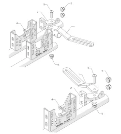 SOPORTES DE ESCAPE - ROTAX EVO - SODI SIGMA RS3 2026
