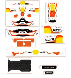 BODY STICKERS - SODI SIGMA DD2 2027