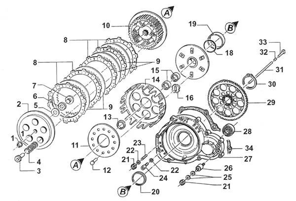 EMBRAYAGE - TM K9-K9B-K9C