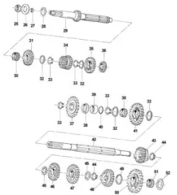 BOITE DE VITESSE - TM K9-K9B-K9C