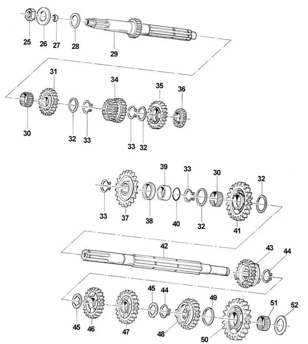 BOITE DE VITESSE - TM K9-K9B-K9C