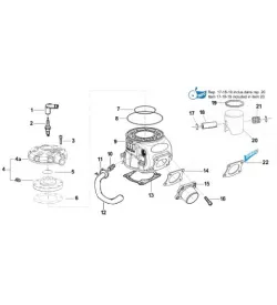 HEAD-CYLINDER-PISTON - TM KZ10-C