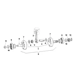 CRANKSHAFT - TM KZ10-C