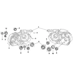 CARTER MOTEUR - TM KZ10-C