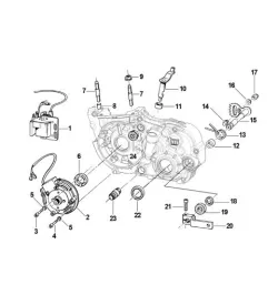 IGNITION-GEAR BOX - TM KZ10-C