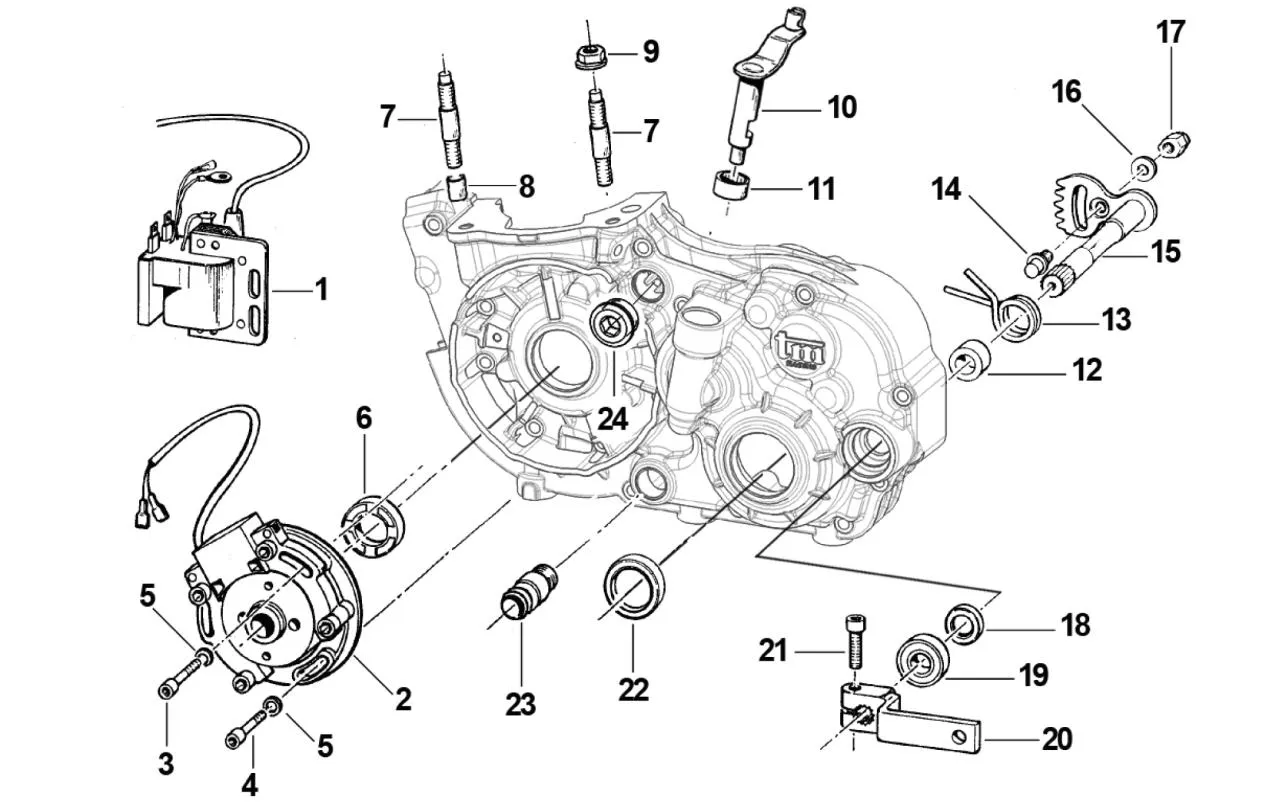IGNITION-GEAR BOX - TM KZ10-C