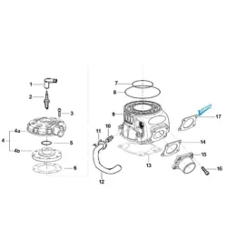 CULASSE CYLINDRE - TM KZ-R1