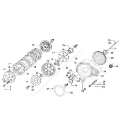 EMBRAYAGE - TM KZ-R1