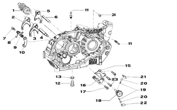 GEAR SHIFT - TM KZ-R1