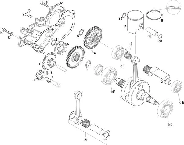 VILO-KOLBEN-WASSERPUMPE – ROTAX 125 MAX-J125-MINI-MICRO