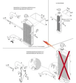 RADIATEUR - ROTAX 125 MAX-J125-MINI-MICRO