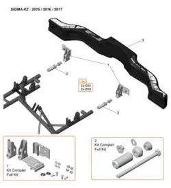 PROTECCIÓN TRASERA - KG PLAST - SODI SIGMA KZ 2015-2017